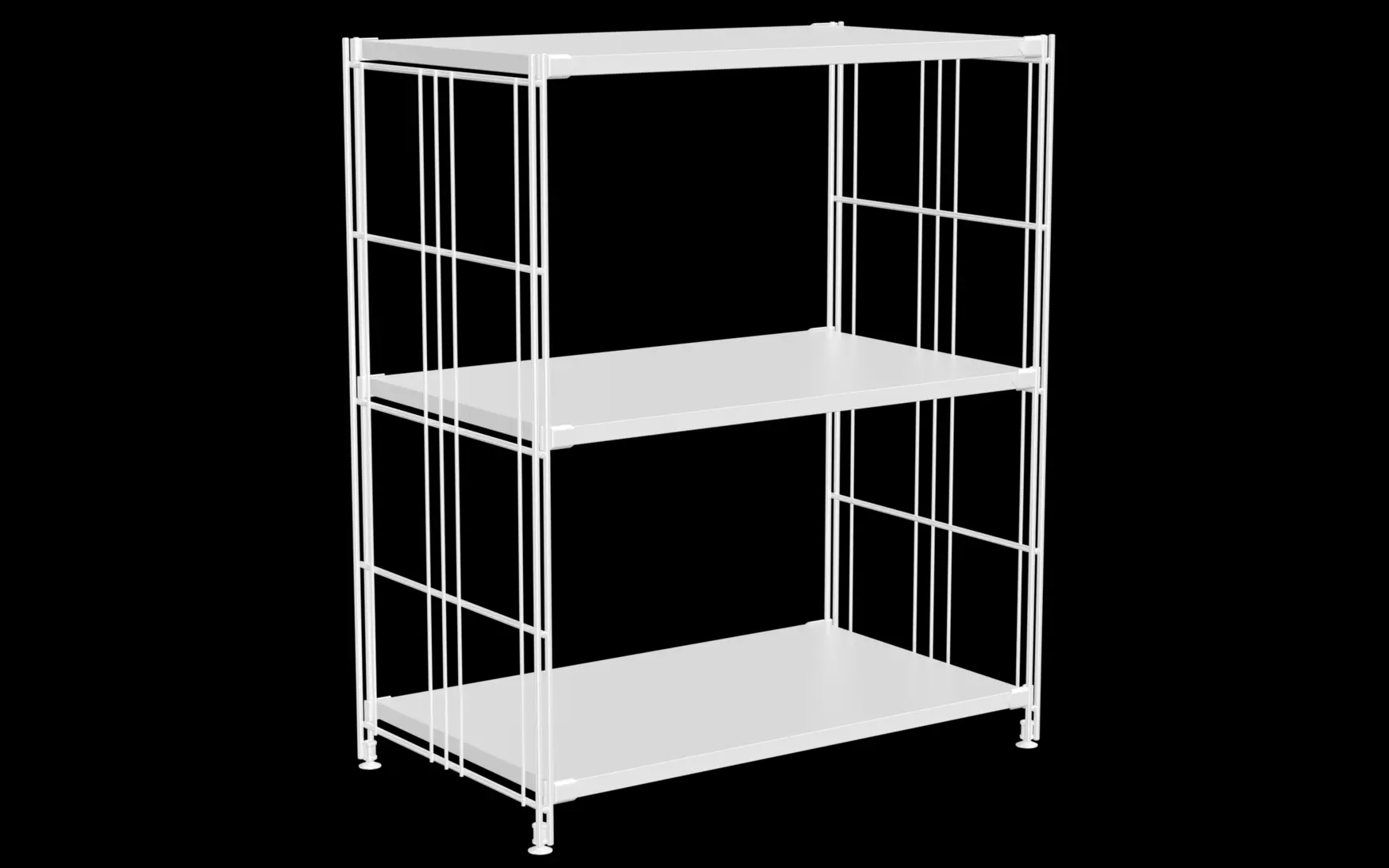 BIII Regal 80 x 67 x 38 cm mit 3 weißen Holzböden – Art.-Nr. 909216 Das BIII Regal mit den Maßen 80 cm Höhe, 67 cm Breite und 38 cm Tiefe vereint klare Linien mit hoher Funktionalität. Mit drei weißen Holzböden bietet es großzügigen Stauraum für Bücher, Deko-Objekte, Bürobedarf oder Küchenutensilien. Die seitlichen Regalleitern bestehen aus stabilem Stahl mit einer weiß glänzenden Beschichtung, die dem Regal ein modernes und zugleich zeitloses Aussehen verleiht. Ideal für Wohnräume, Homeoffice oder kreative Arbeitsbereiche – das offene Design sorgt für Leichtigkeit im Raum und lässt sich vielseitig kombinieren. Durch das modulare BALTON-System kann das Regal bei Bedarf flexibel erweitert werden.