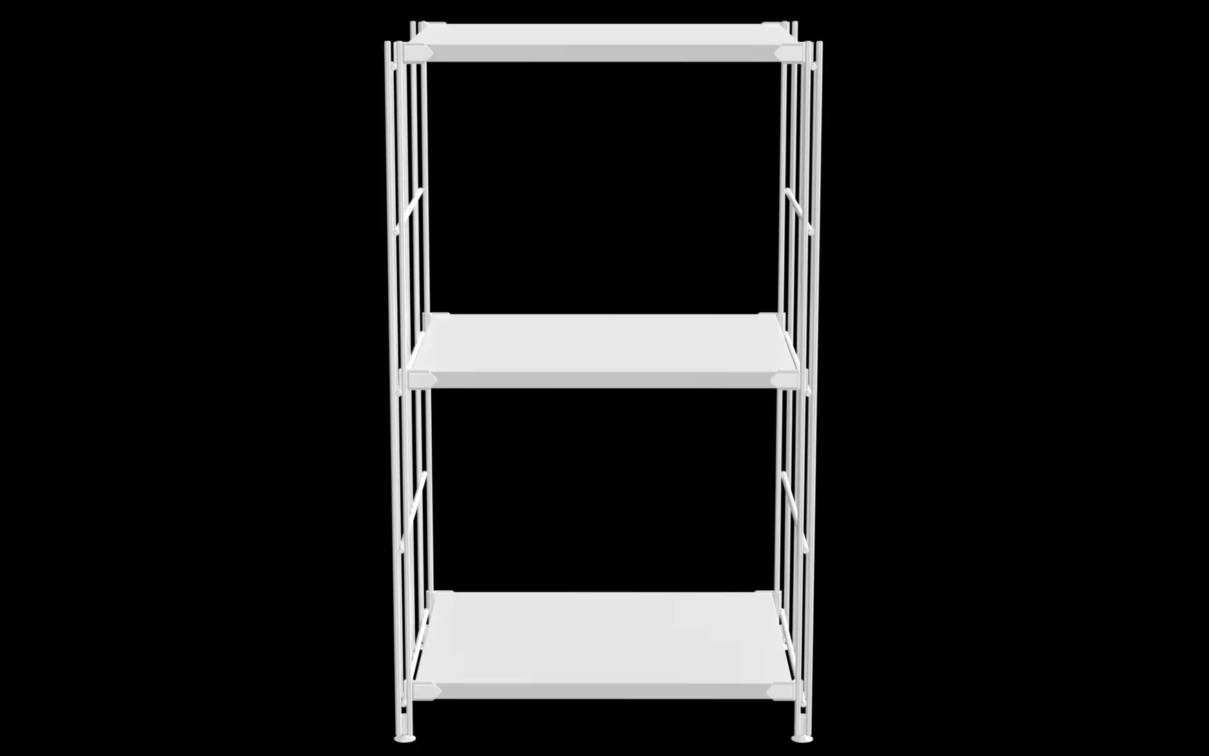 BIII Regal 80 x 46 x 38 cm mit 3 weißen Holzböden – Art.-Nr. 909215 Das kompakte BIII Regal mit den Maßen 80 cm Höhe, 46 cm Breite und 38 cm Tiefe vereint minimalistisches Design mit praktischer Funktion. Die drei weißen Holzböden bieten ausreichend Platz für Bücher, Wohnaccessoires oder Büromaterial und sorgen für eine aufgeräumte Optik. Die seitlichen Regalleitern bestehen aus stabilem Stahl mit glänzend weiß beschichteter Oberfläche. Sie geben dem Regal nicht nur sicheren Halt, sondern fügen sich mit ihrem klaren Look harmonisch in moderne Wohn- oder Arbeitsbereiche ein. Ideal für kleine Räume, als Ergänzung im Homeoffice oder als stilvolles Ablageelement im Flur – das BIII Regal lässt sich dank des modularen BALTON-Systems flexibel erweitern und individuell kombinieren.