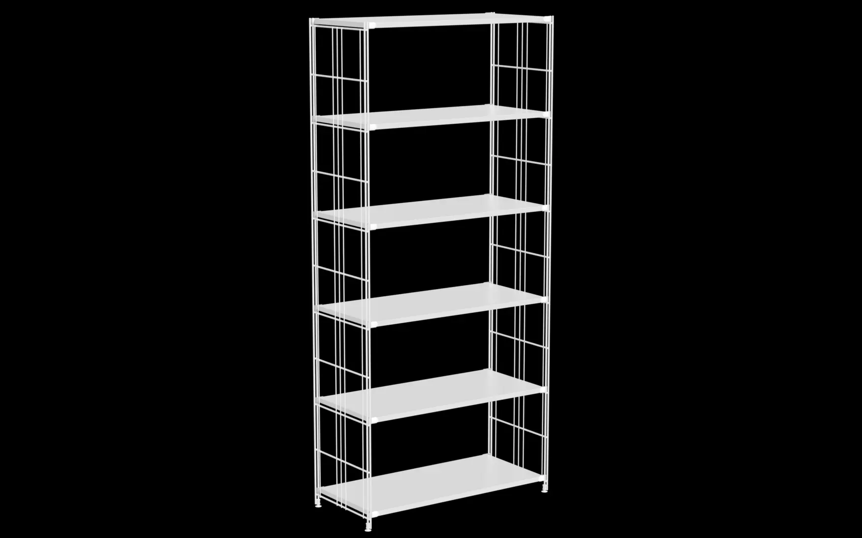 BIII Regal 190 x 87 x 38 cm mit 6 weißen Holzböden – Art.-Nr. 909817 Das großzügige BIII Regal mit den Maßen 190 cm Höhe, 87 cm Breite und 38 cm Tiefe besticht durch sein modernes und funktionales Design. Ausgestattet mit sechs weißen Holzböden bietet es reichlich Platz für Bücher, Dekorationen oder Ordnung im Büro. Die Regalleitern sind aus Stahl gefertigt und mit einer weißen, glänzenden Pulverbeschichtung versehen, die nicht nur Stabilität gewährleistet, sondern dem Regal auch einen frischen und zeitgemäßen Look verleiht. Perfekt für Wohnzimmer, Arbeitszimmer oder Flur, fügt sich das offene Regal harmonisch in verschiedene Einrichtungsstile ein und überzeugt durch seine hochwertige Verarbeitung und vielseitige Nutzbarkeit.