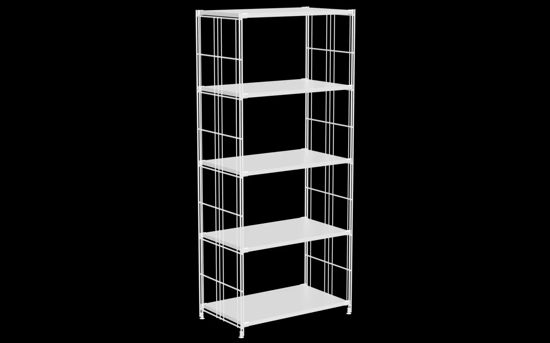 BIII Regal 154 x 67 x 38 cm mit 5 weißen Holzböden – Art.-Nr. 909616 Das hohe BIII Regal mit den Maßen 154 cm Höhe, 67 cm Breite und 38 cm Tiefe bietet viel Platz für stilvolle Aufbewahrung und punktet mit seinem klaren, funktionalen Design. Fünf gleichmäßig verteilte weiße Holzböden schaffen großzügige Ablageflächen für Bücher, Akten, Wohnaccessoires oder Küchenutensilien.  Die seitlichen Regalleitern bestehen aus stabilem Stahl mit einer weiß glänzenden Pulverbeschichtung und sorgen für ein luftiges, modernes Gesamtbild. Dank der offenen Bauweise wirkt das Regal leicht und fügt sich harmonisch in verschiedenste Räume ein – ob Wohnzimmer, Büro oder Hauswirtschaftsraum.  Als Teil des modularen BALTON-Systems lässt sich dieses Regal flexibel erweitern oder mit anderen Elementen kombinieren – für individuelle Stauraum-Lösungen mit Stil.