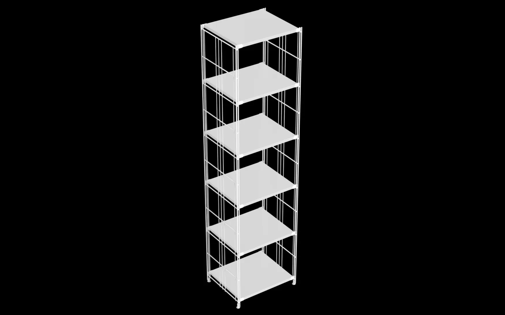 BIII Regal 190 x 48 x 38 cm mit 6 weißen Holzböden – Art.-Nr. 909815 Das hohe BIII Regal mit den Maßen 190 cm Höhe, 48 cm Breite und 38 cm Tiefe ist ein echtes Raumwunder im modernen, minimalistischen Stil. Mit sechs weißen Holzböden bietet es großzügigen Stauraum für Bücher, Wohnaccessoires, Akten oder Küchenutensilien. Die seitlichen Regalleitern bestehen aus robustem Stahl mit einer weiß beschichteten, glänzenden Oberfläche, die nicht nur stabil ist, sondern auch optisch überzeugt.