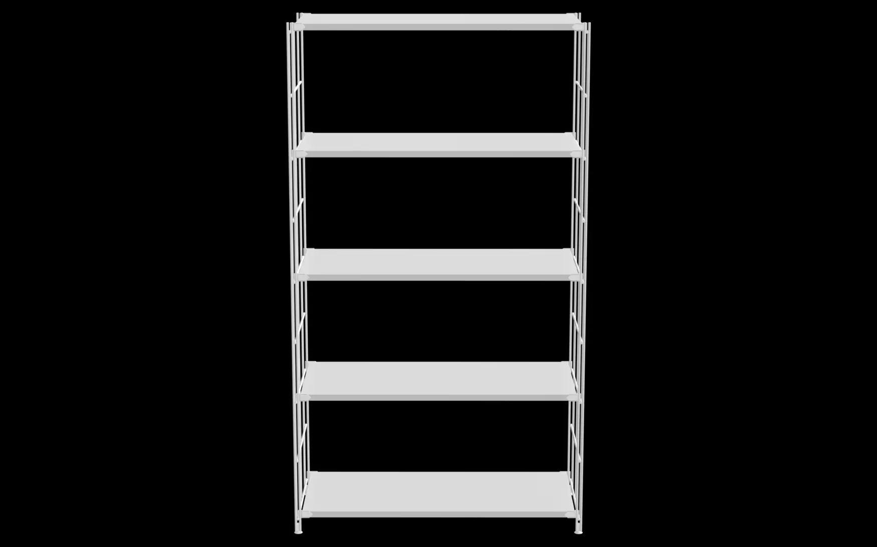 BIII Regal 154 x 87 x 38 cm mit 5 weißen Holzböden – Art.-Nr. 909617  Dieses großzügige BIII Regal in Weiß mit den Maßen 154 cm Höhe, 87 cm Breite und 38 cm Tiefe ist die perfekte Lösung für stilvolle Aufbewahrung mit viel Stauraum. Die fünf weißen Holzböden bieten reichlich Platz für Bücher, Deko, Akten oder Haushaltsgegenstände – ob im Wohnzimmer, Homeoffice oder im Studio.  Die seitlichen Regalleitern bestehen aus robustem Stahl mit weiß glänzender Beschichtung. Das offene Design wirkt luftig und modern, während die stabile Konstruktion für sicheren Stand sorgt.