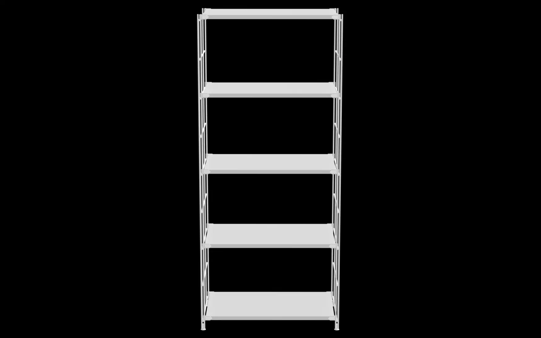 BIII Regal 154 x 67 x 38 cm mit 5 weißen Holzböden – Art.-Nr. 909616 Das hohe BIII Regal mit den Maßen 154 cm Höhe, 67 cm Breite und 38 cm Tiefe bietet viel Platz für stilvolle Aufbewahrung und punktet mit seinem klaren, funktionalen Design. Fünf gleichmäßig verteilte weiße Holzböden schaffen großzügige Ablageflächen für Bücher, Akten, Wohnaccessoires oder Küchenutensilien.  Die seitlichen Regalleitern bestehen aus stabilem Stahl mit einer weiß glänzenden Pulverbeschichtung und sorgen für ein luftiges, modernes Gesamtbild. Dank der offenen Bauweise wirkt das Regal leicht und fügt sich harmonisch in verschiedenste Räume ein – ob Wohnzimmer, Büro oder Hauswirtschaftsraum.  Als Teil des modularen BALTON-Systems lässt sich dieses Regal flexibel erweitern oder mit anderen Elementen kombinieren – für individuelle Stauraum-Lösungen mit Stil.