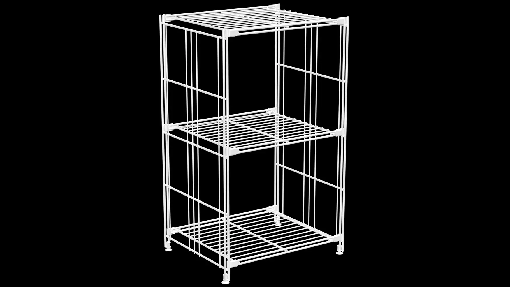 BIII Regal 80 x 48 x 38 cm mit 3 weißen Gitterböden – Art.-Nr. 906217 Das stylische BIII Regal mit den Maßen 80 cm Höhe, 48 cm Breite und 38 cm Tiefe überzeugt durch sein luftiges Design und moderne Optik. Ausgestattet mit drei weißen Gitterböden bietet es vielseitige Ablageflächen für Bücher, Pflanzen oder dekorative Gegenstände. Die Seitenteile aus weiß beschichtetem Stahl verleihen dem Regal nicht nur Stabilität, sondern auch einen cleanen, zeitgemäßen Look – ideal für Wohn- oder Arbeitsbereiche.