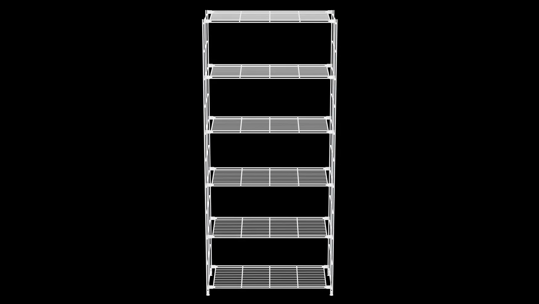 Weißes Regal mit 6 Gitterböden – 190 x 87 x 38 cm Art.-Nr. 906819 Zeitlos, offen, funktional: Das BIII Regal in Weiß bietet mit 6 Gitterböden auf 190 cm Höhe und 87 cm Breite großzügigen Stauraum für Bücher, Deko oder Arbeitsmaterialien. Perfekt für moderne Wohn- und Arbeitsbereiche.  Die weiß glänzend beschichteten Stahlseitenteile sorgen für Stabilität und einen klaren Look. Durch das modulare System lässt sich das Regal flexibel erweitern und individuell gestalten.