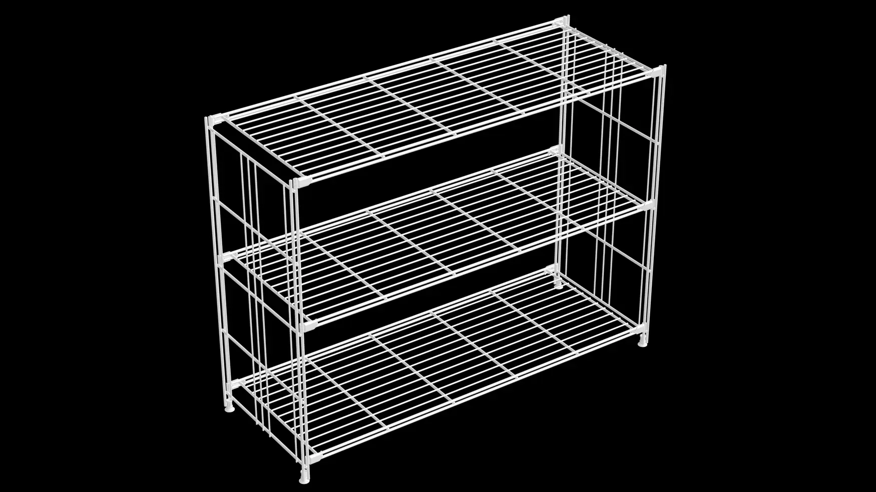 BIII Regal 80 x 106 x 38 cm mit 3 weißen Gitterböden – Art.-Nr. 906220 Das extra breite BIII Regal mit den Maßen 80 cm Höhe, 106 cm Breite und 38 cm Tiefe punktet mit seinem klaren, luftigen Design und viel Stauraum. Drei weiße Gitterböden bieten großzügige Ablageflächen für Bücher, Dekoration oder Arbeitsmaterialien. Die stabilen Regalleitern aus weiß beschichtetem Stahl mit glänzender Oberfläche sorgen für zuverlässigen Halt und eine moderne, minimalistische Optik – perfekt für stilvolle Wohn- oder Arbeitsbereiche.