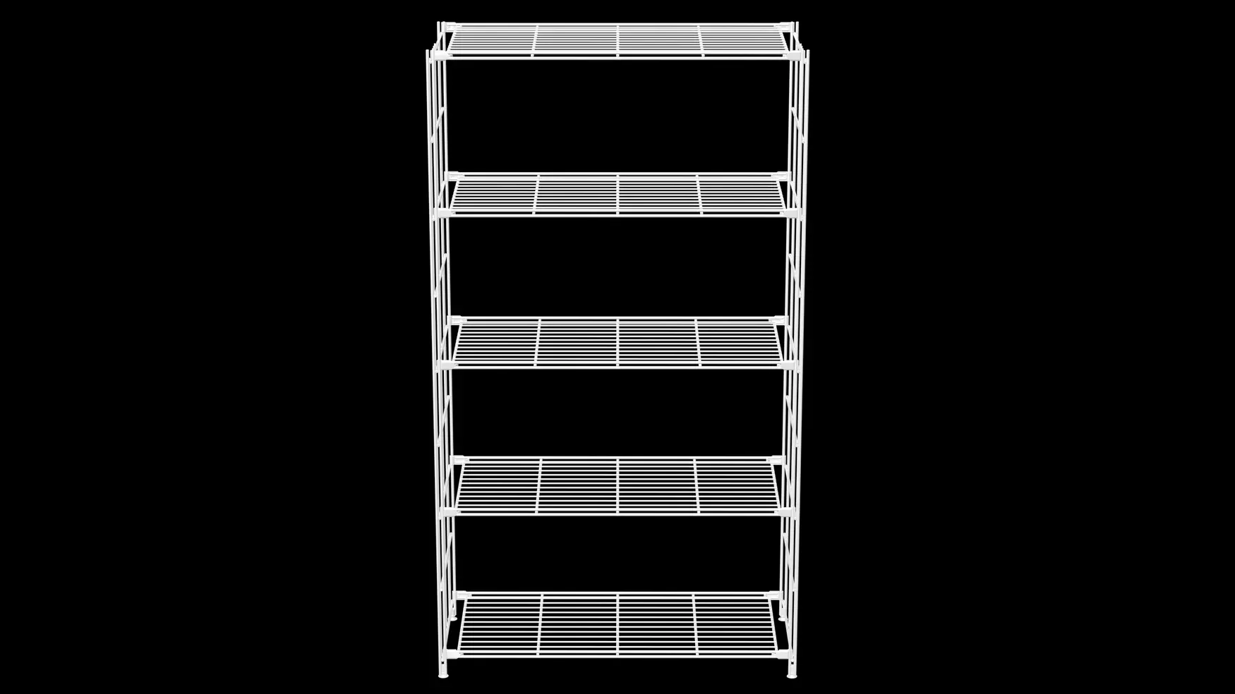 BIII Regal 154 x 87 x 38 cm mit 5 weißen Gitterböden – Art.-Nr. 906619 Das großzügige BIII Regal mit den Maßen 154 cm Höhe, 87 cm Breite und 38 cm Tiefe bietet ein modernes und variables Stauraumkonzept. Fünf weiße Gitterböden schaffen ein offenes Ambiente und viel Platz für Bücher, Dekoration, Pflanzen oder Bürozubehör. Die robusten Seitenteile aus weiß beschichtetem Stahl mit glänzender Oberfläche sorgen für Stabilität, während das schlanke Design für einen cleanen, minimalistischen Look sorgt – ideal für großzügige Wohn- oder Arbeitsräume. Zudem ist das Regal modular erweiterbar und lässt sich flexibel an wechselnde Bedürfnisse anpassen.