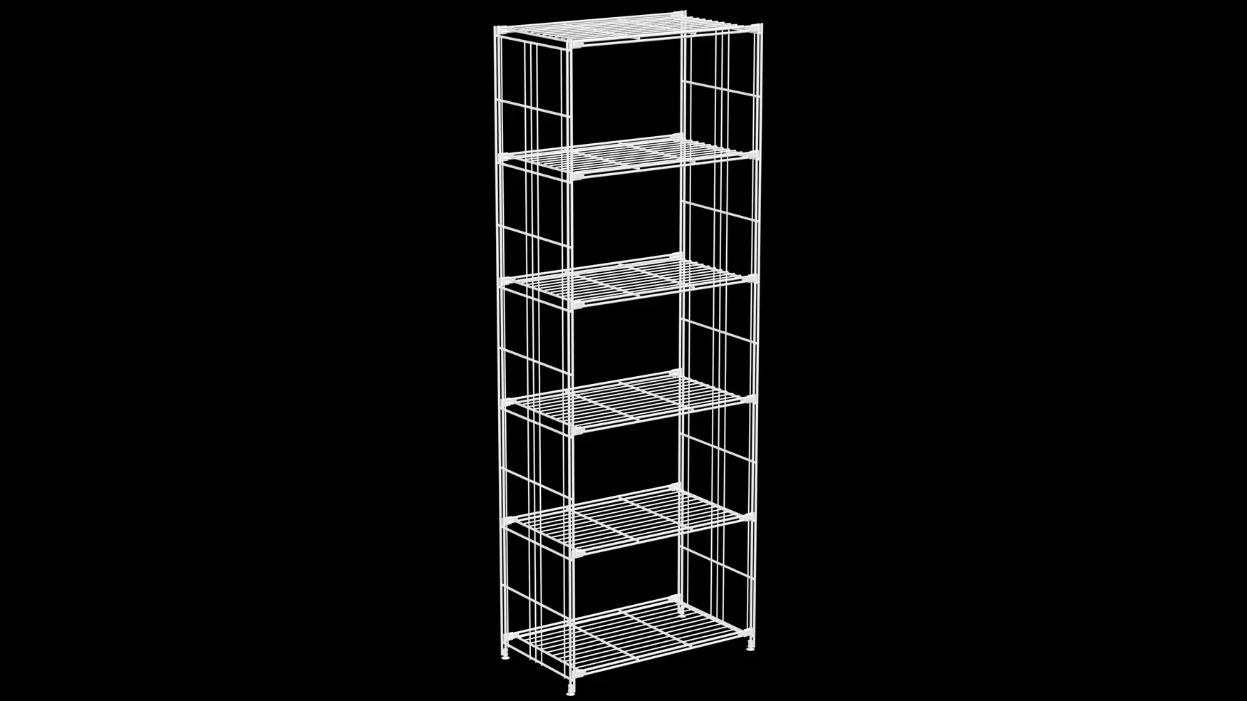 Weißes Regal mit 6 Gitterböden – 190 x 67 x 38 cm Art.-Nr. 906818 Klar, modern, flexibel: Dieses BIII Regal in Weiß überzeugt mit 6 Gitterböden und viel Stauraum auf 190 cm Höhe und 67 cm Breite. Ob im Wohnzimmer, Büro oder Flur – das offene Design bringt Struktur und Leichtigkeit in jeden Raum.  Glänzend weiß beschichtete Stahlseitenteile sorgen für Stabilität und einen cleanen Look. Dank des modularen Systems lässt sich das Regal jederzeit erweitern oder individuell anpassen.  Die perfekte Kombination aus Funktion und Design.