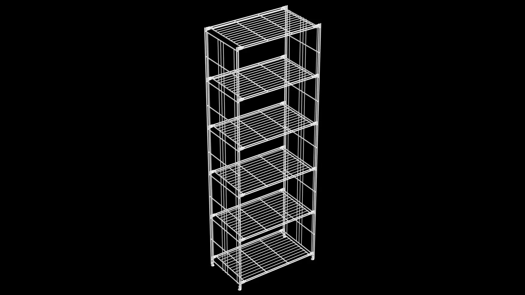 Weißes Regal mit 6 Gitterböden – 190 x 67 x 38 cm Art.-Nr. 906818 Klar, modern, flexibel: Dieses BIII Regal in Weiß überzeugt mit 6 Gitterböden und viel Stauraum auf 190 cm Höhe und 67 cm Breite. Ob im Wohnzimmer, Büro oder Flur – das offene Design bringt Struktur und Leichtigkeit in jeden Raum.  Glänzend weiß beschichtete Stahlseitenteile sorgen für Stabilität und einen cleanen Look. Dank des modularen Systems lässt sich das Regal jederzeit erweitern oder individuell anpassen.  Die perfekte Kombination aus Funktion und Design.
