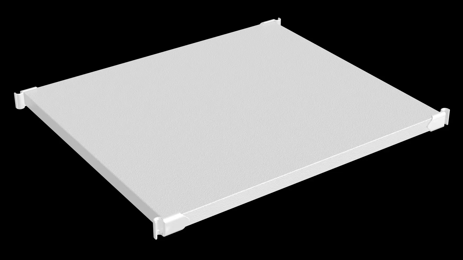 Weißer Holzboden mit weiße Halterungen – 46 x 38 cm Art.-Nr. 572305 Klassisch, stabil, elegant: Der weiße Holzboden mit pulverbeschichteten Halterungen ergänzt das BIII Regalsystem um eine geschlossene Ablagefläche. Ideal für Bücher, Deko oder Bürobedarf – schnell montiert, hochwertig verarbeitet.