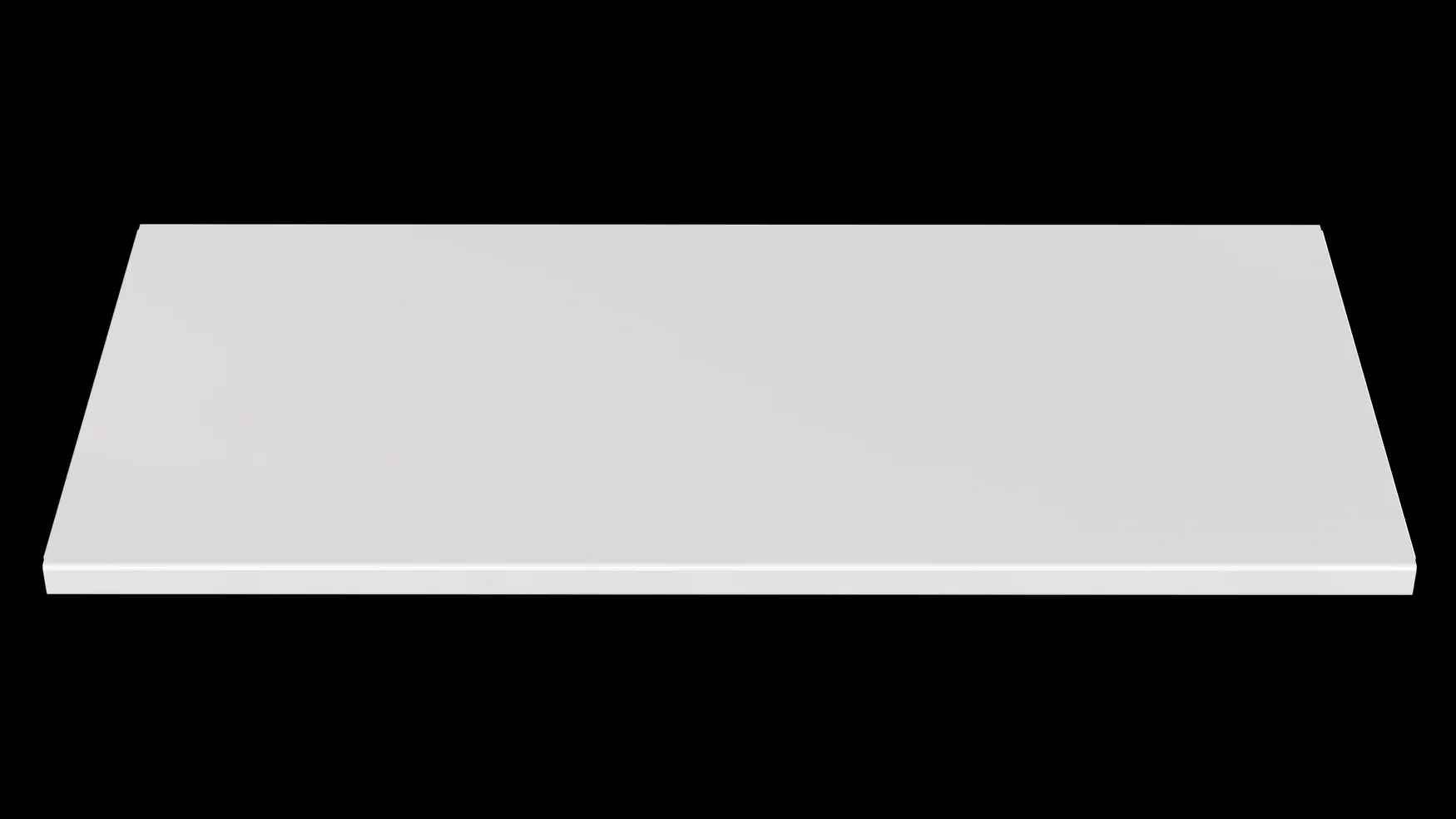 Weißer Blechboden mit Halterungen – 85 x 38 cm Art.-Nr. 272020 Stabil und vielseitig: Der pulverbeschichtete weiße Blechboden mit Halterungen bietet eine robuste Ablagefläche im BIII Regalsystem. Perfekt für Bücher, Deko und mehr – langlebig, pflegeleicht und modern gestaltet.