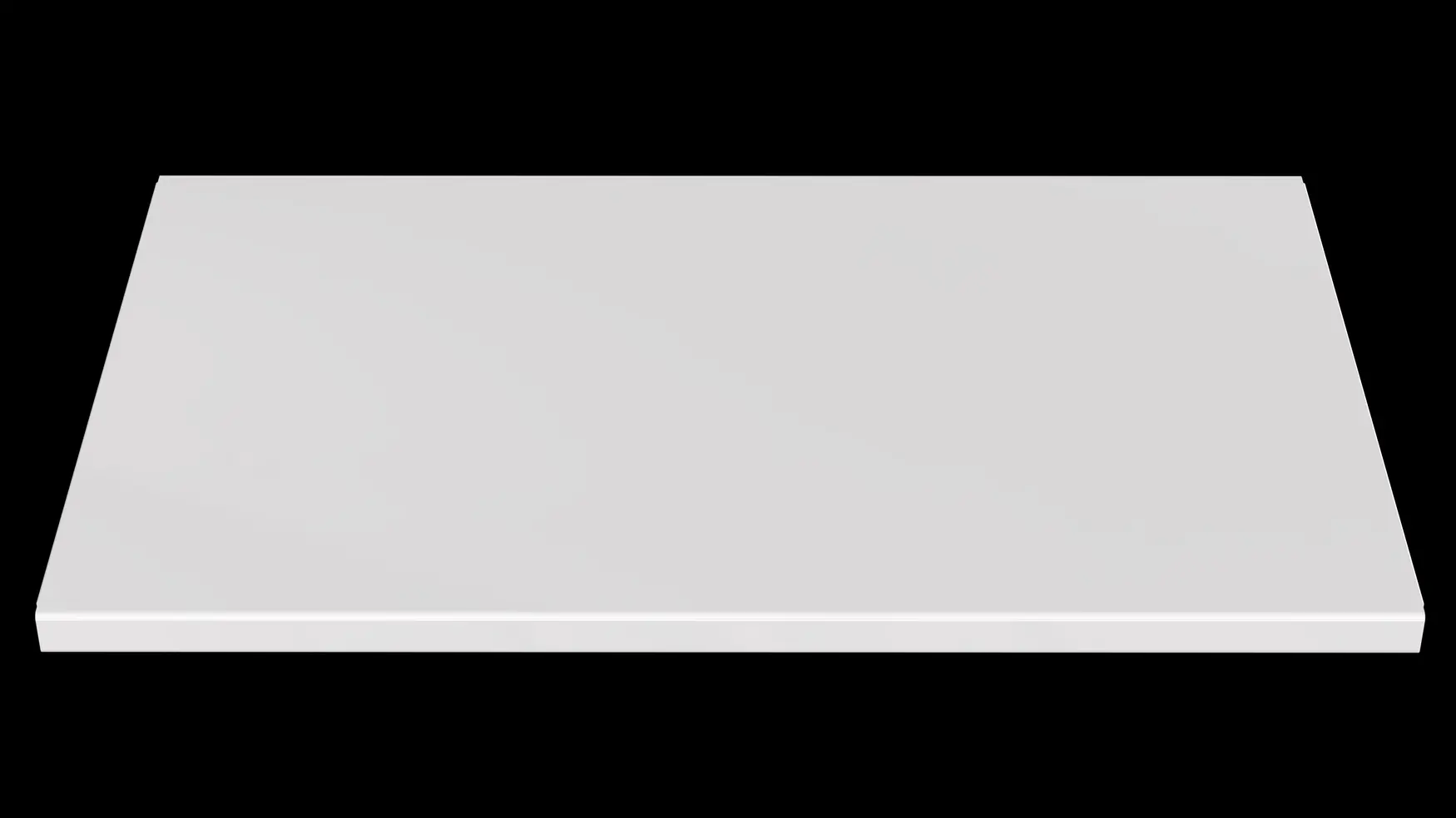 Weißer Blechboden mit Halterungen – 65 x 38 cm Art.-Nr. 272010 Robust und stilvoll: Der weiß pulverbeschichtete Blechboden mit Halterungen erweitert das BIII Regalsystem um eine belastbare Ablagefläche. Perfekt für Bücher, Dekoration oder Bürobedarf – langlebig, pflegeleicht und modern im Design.