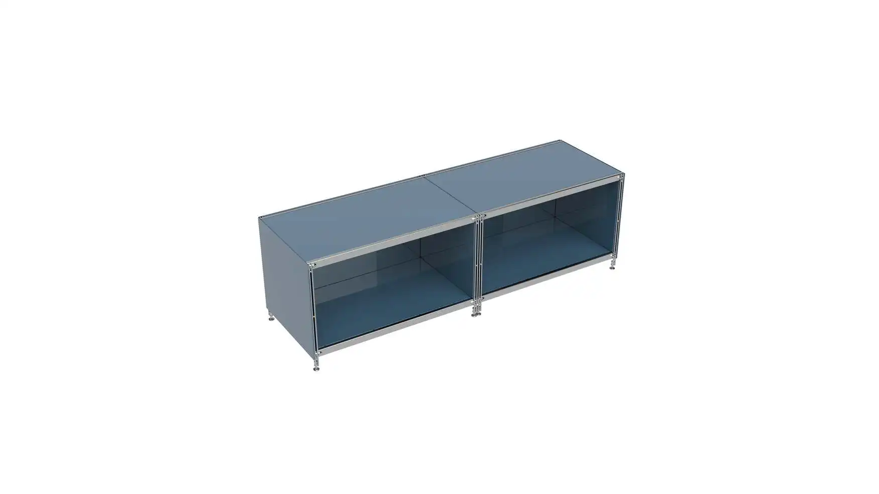 Art. Nr. 910107 Lowboard grau anthrazit 157 x 50 x 50 cm ( Breite x Höhe x Tiefe)