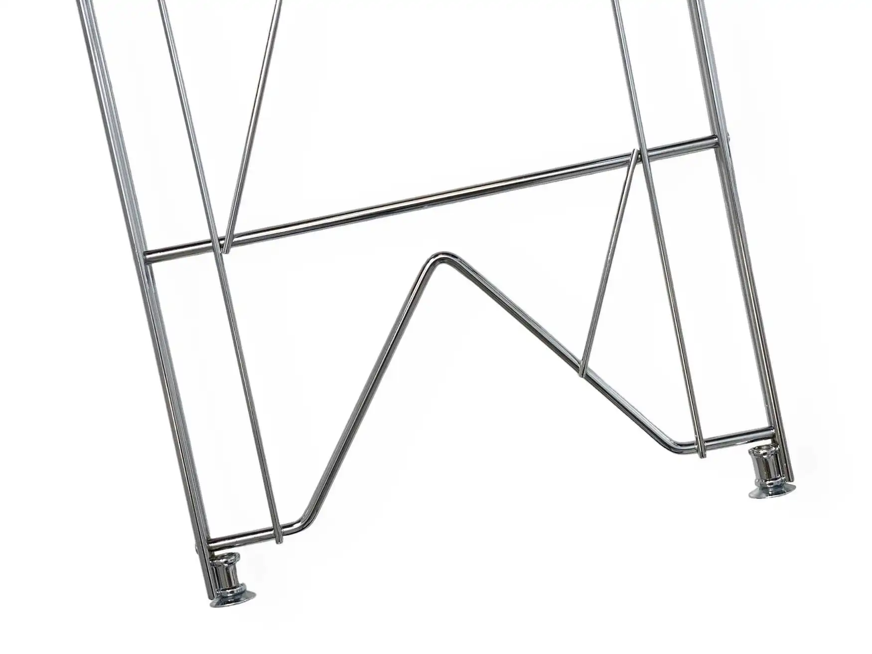 ETAGAIR Regalseitenteile Regalleitern 835 - 987 - 1139 - 1291 - 1444 - 1595 - 1747 - oder 1899 mm hoch Metall verchromt made in Germany