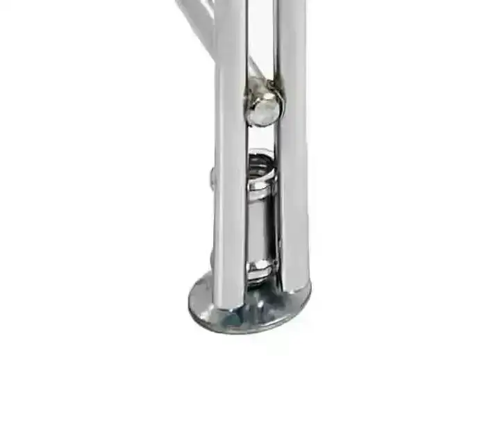 Höhenverstellbarer Möbelfuß aus Metall zum Ausgleich von Bodenunebenheiten