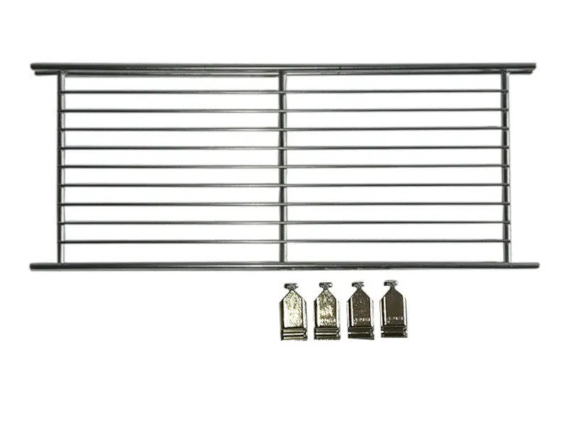 Hochwertige Gitterböden aus verchromtem Metall aus der Serie Micro Micro Gitterboden 46x19 cm Metall