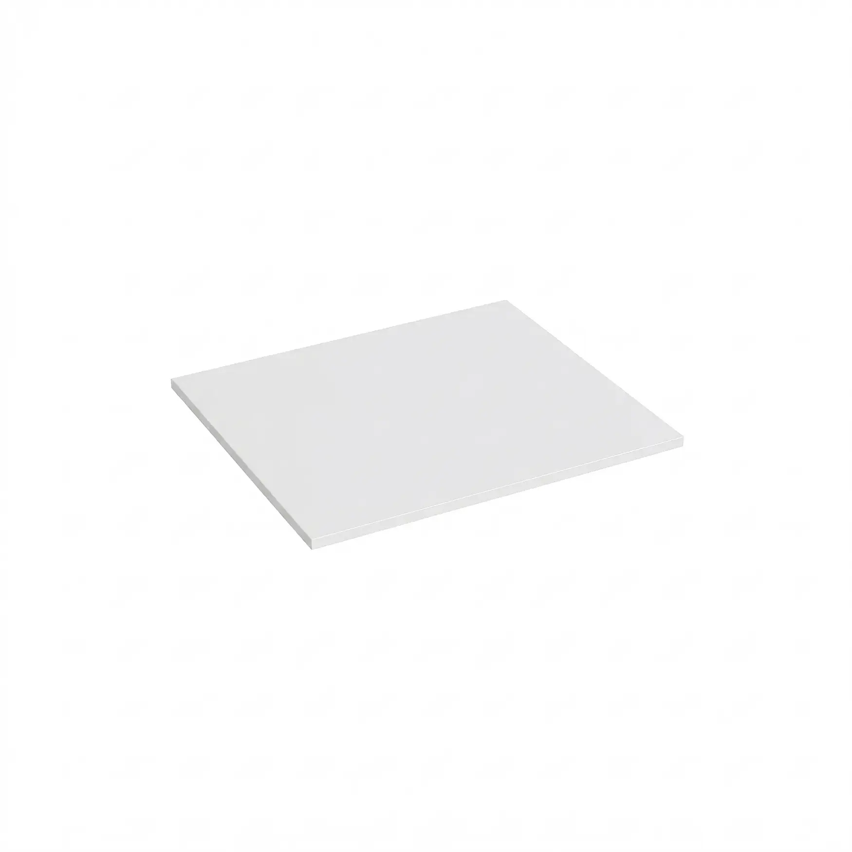 B3 Auflage für eine ebene Ablagefläche - weiß in verschiedenen Größen 8 mm dick für Gitterböden