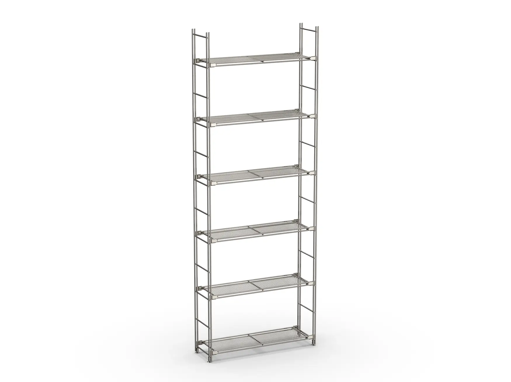 MICRO Regal 19T 176 cm hoch mit 6 Gitterböden