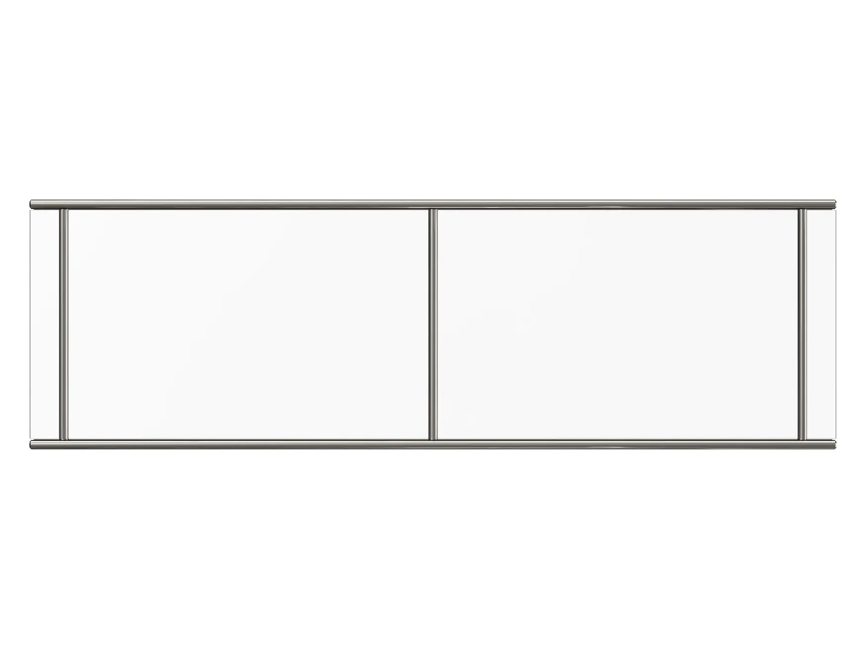 Glasboden MICRO Klarglas 63 cm breit