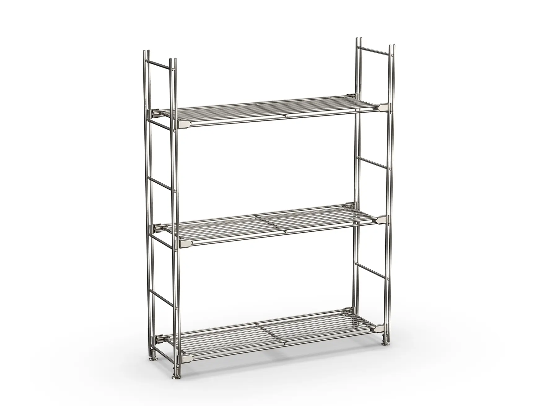 MICRO Regal 19T 83 cm hoch mit 3 Gitterböden