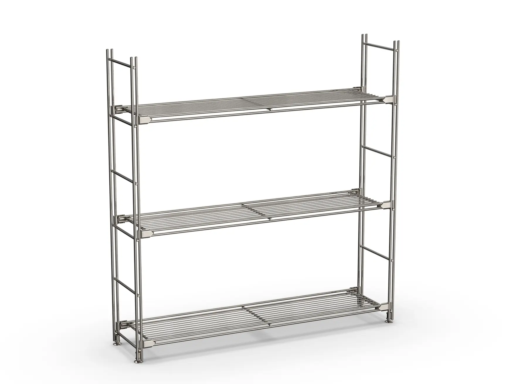 MICRO Regal 19T 83 cm hoch mit 3 Gitterböden