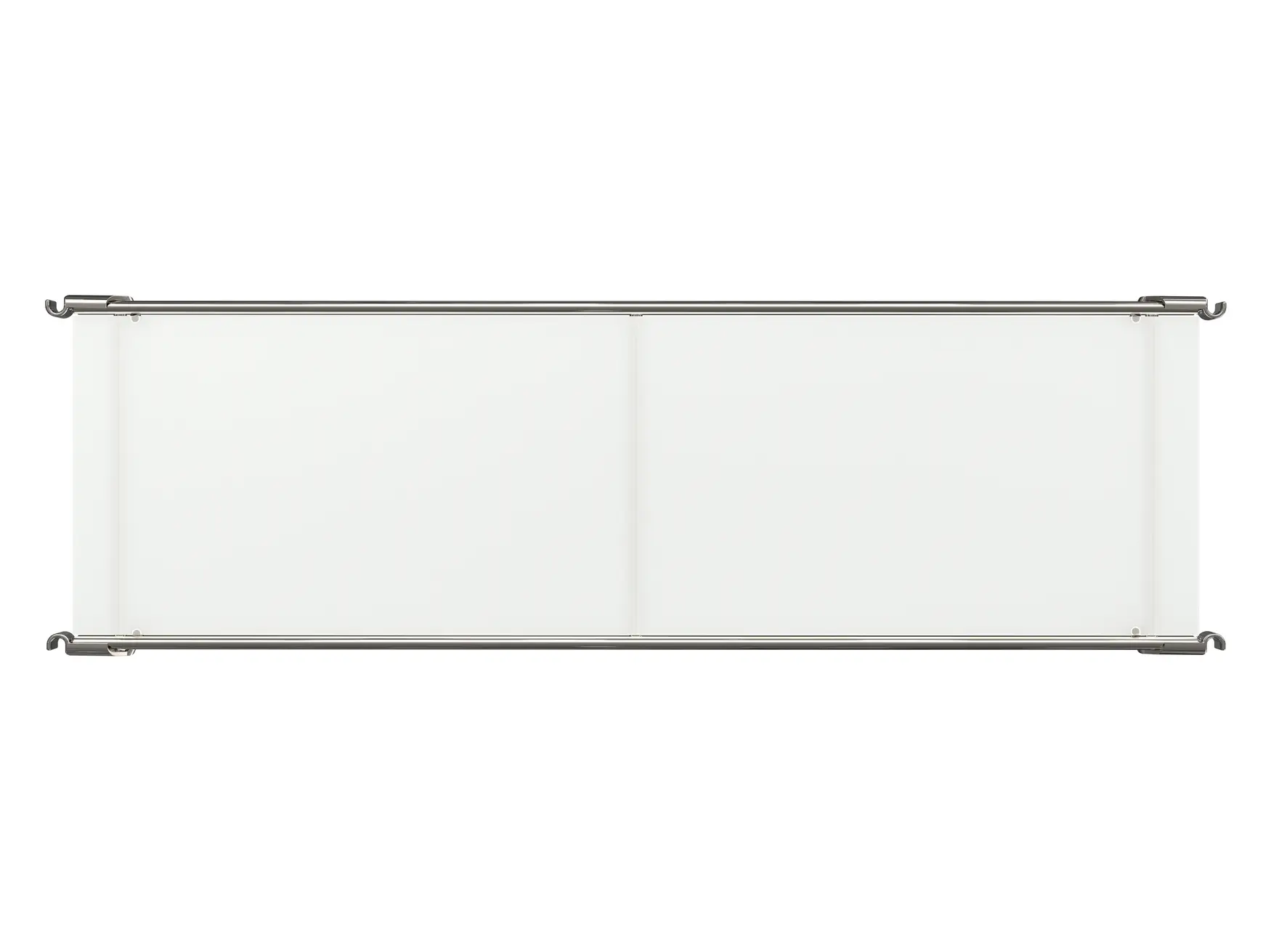 Glasboden MICRO Milchglas 63 cm breit