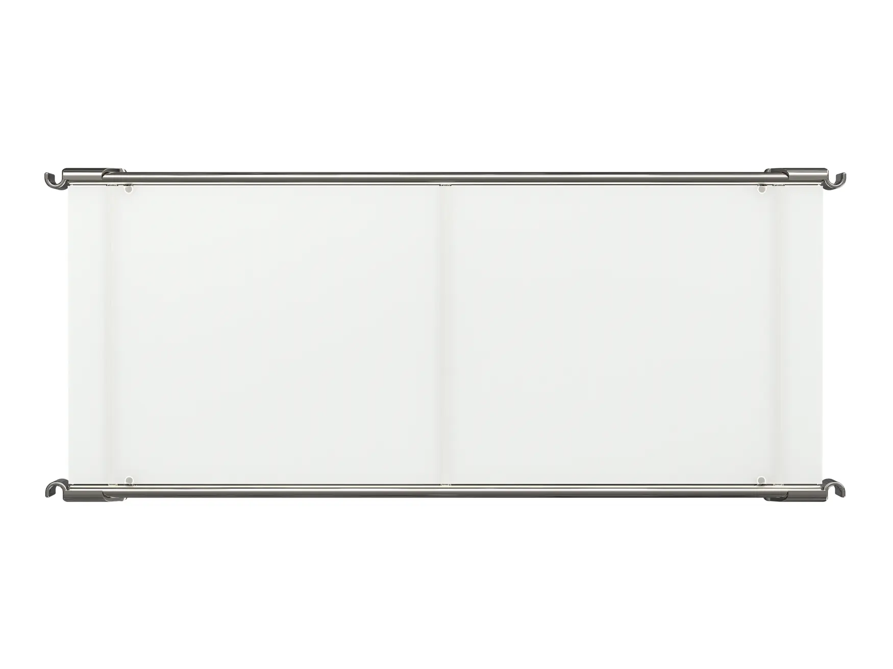 Glasboden MICRO Milchglas 46 cm breit