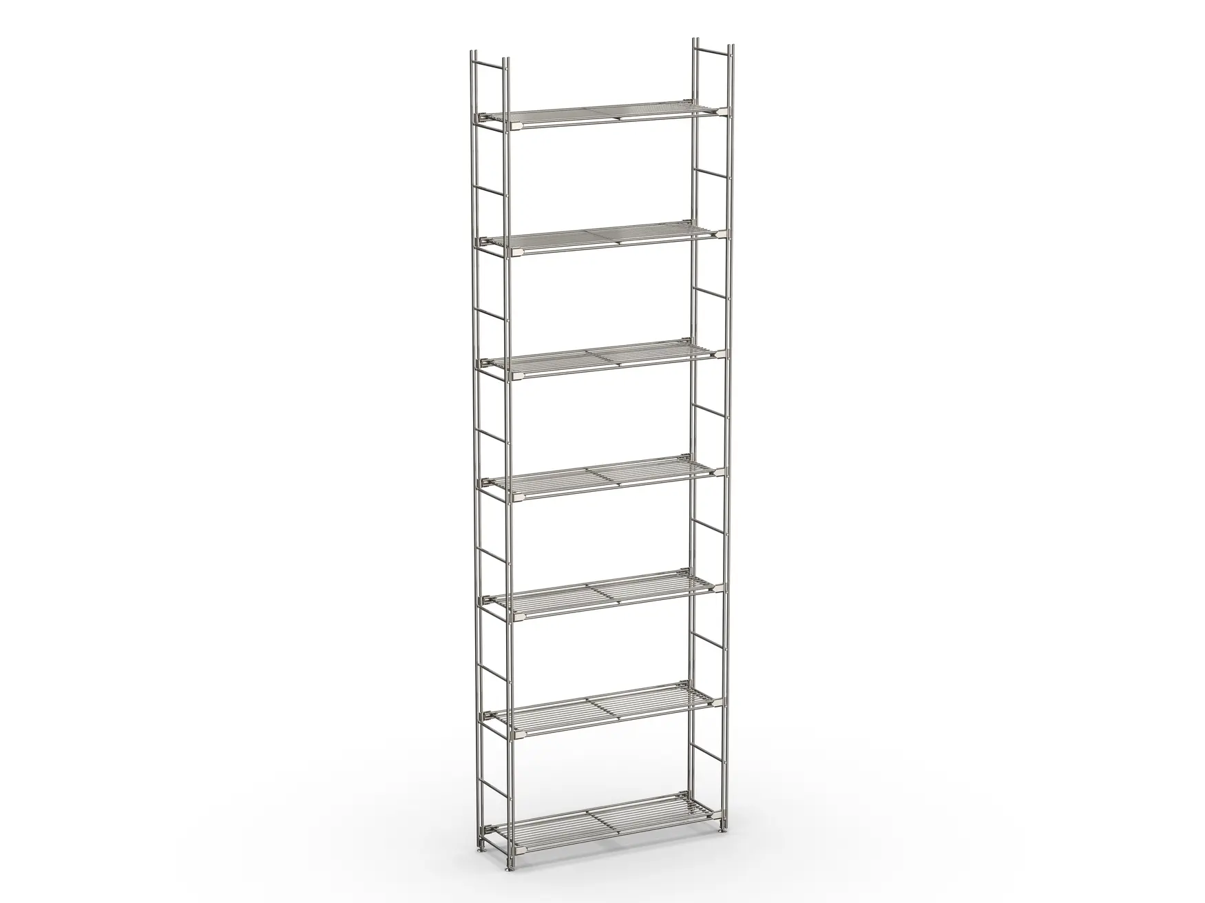 MICRO Regal 19T 207 cm hoch mit 7 Gitterböden