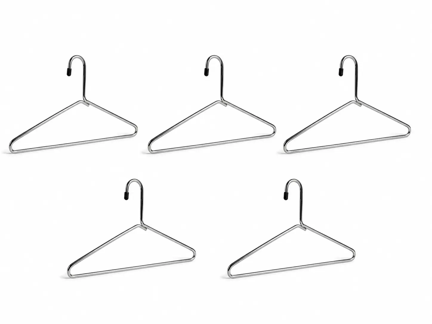Kleiderbügel mit Schutzkappe 5er Set 6 mm stark