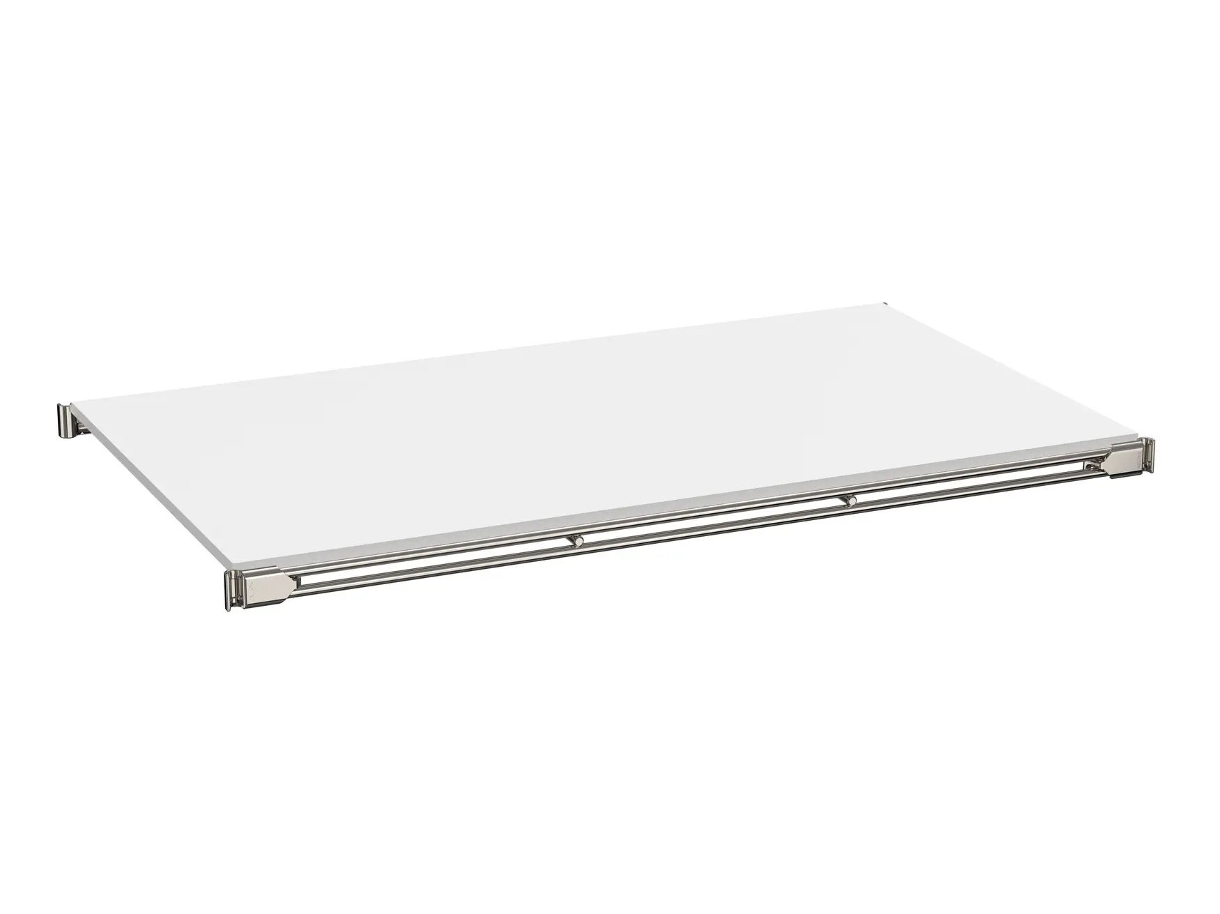 Montagebeispiel mit Gitterboden B3 Auflage Art-Nr. 573315 - 65x38 cm weiß