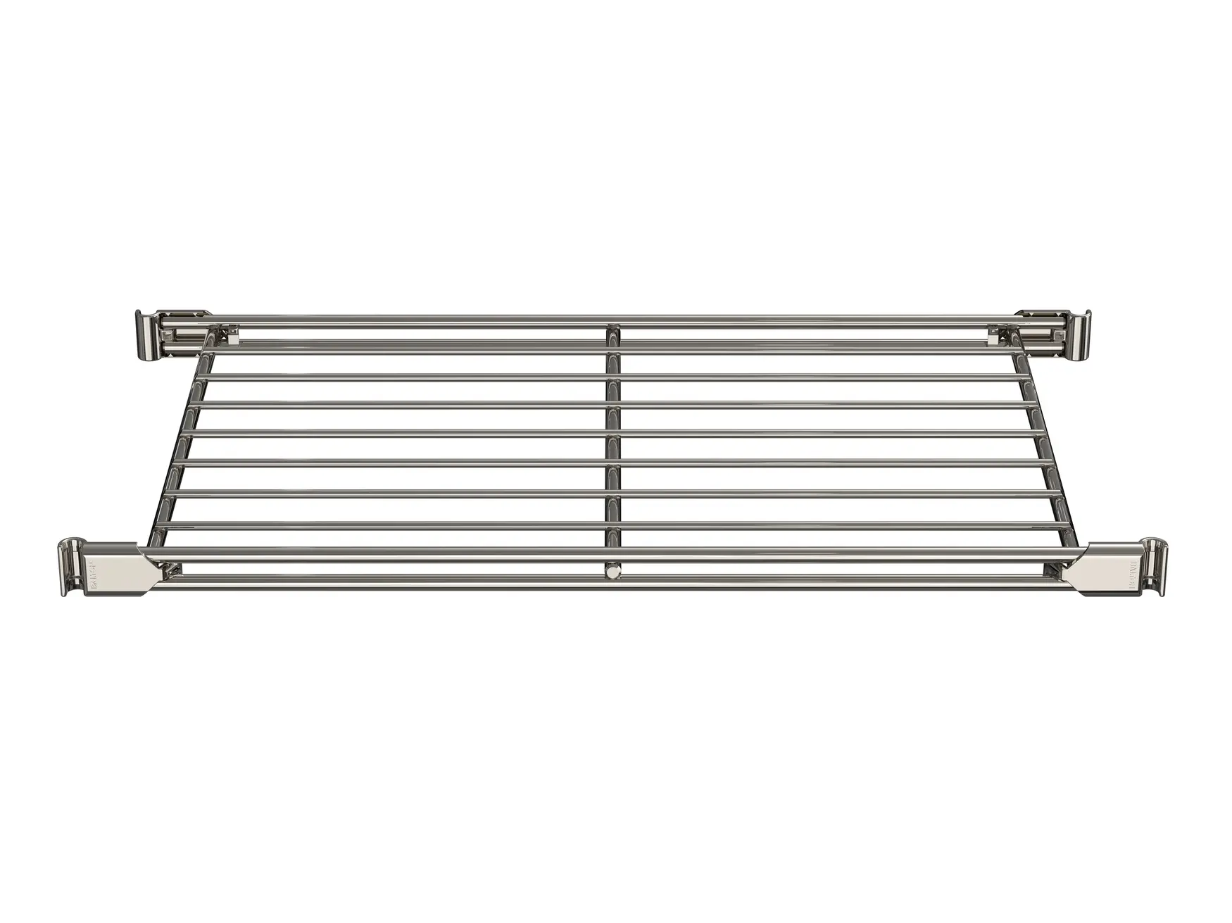 470200 Gitterboden Metall verchromt 46x25 cm