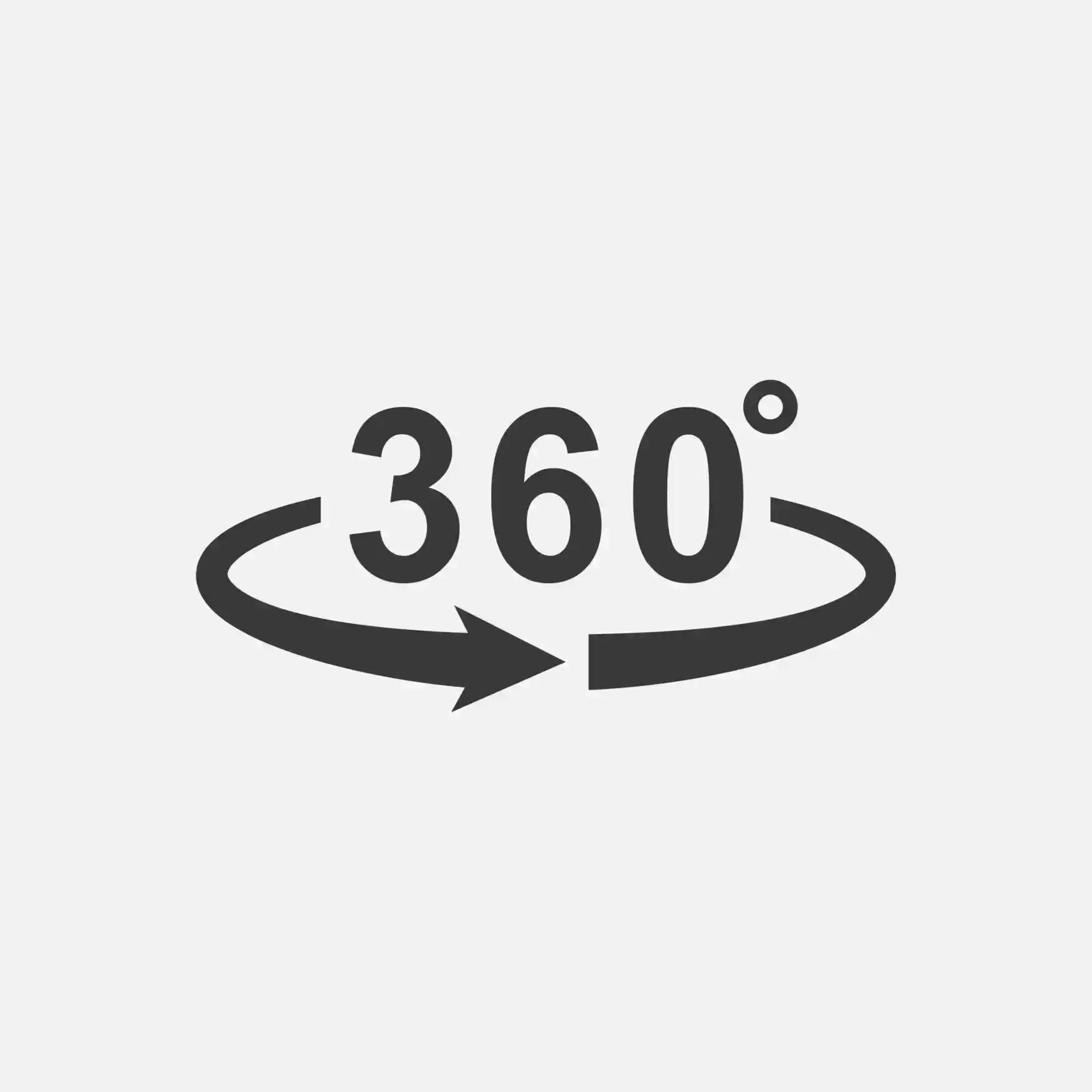 360 Grad Ansicht an einem baugleichen Artikel in Schwarz