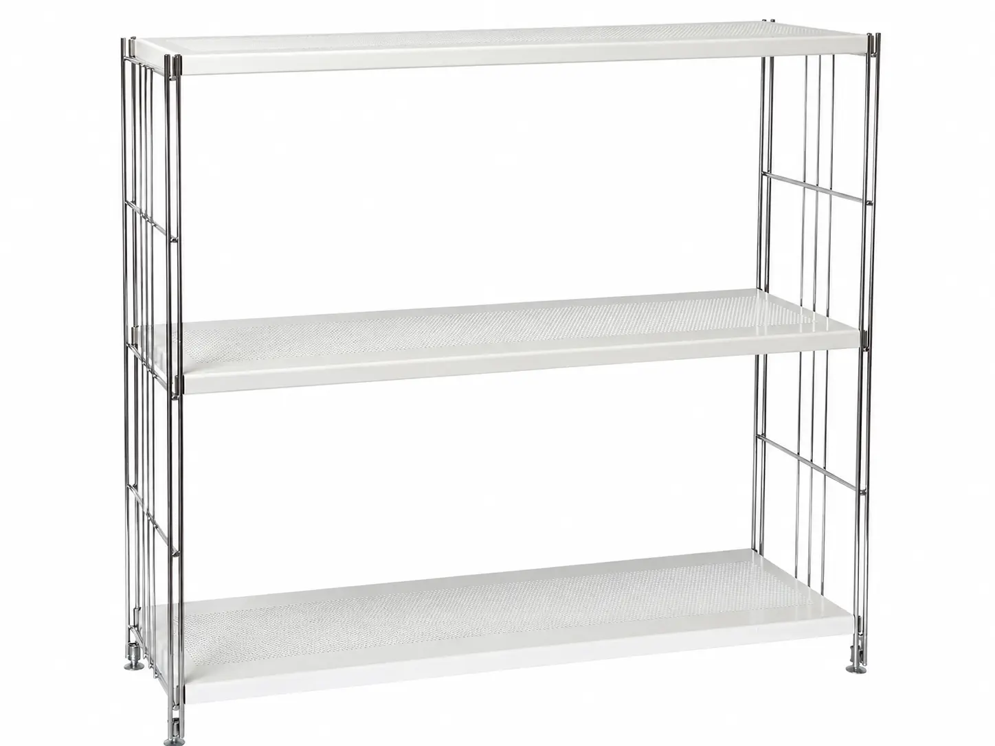 Regalset weiß beschichtet, extra schmal, 80 cm hoch 48 cm oder 87 cm breit, 25 cm tief