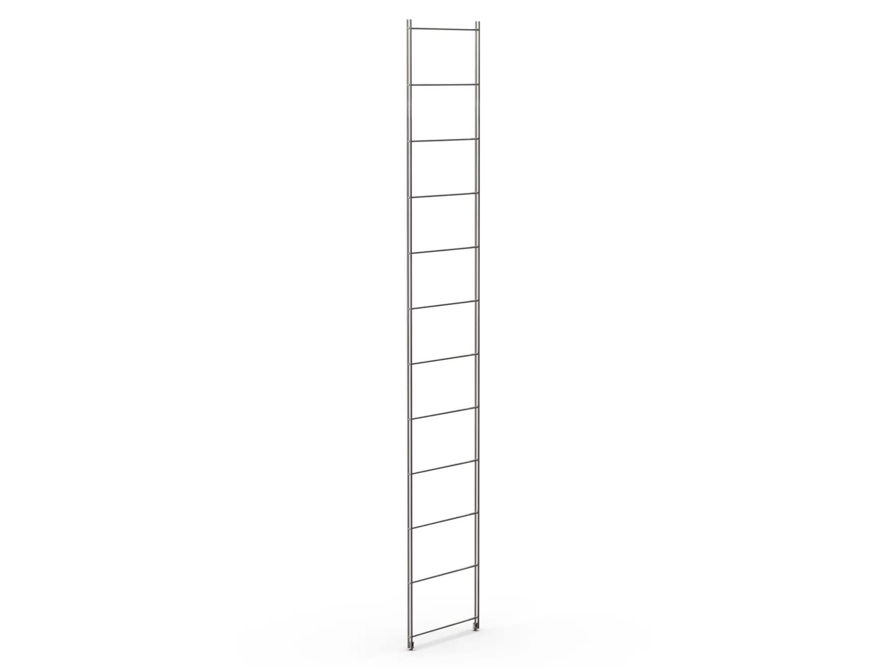 Regalleiter BIII 38 cm tief 208 hoch - ohne DEKO-Stäbe