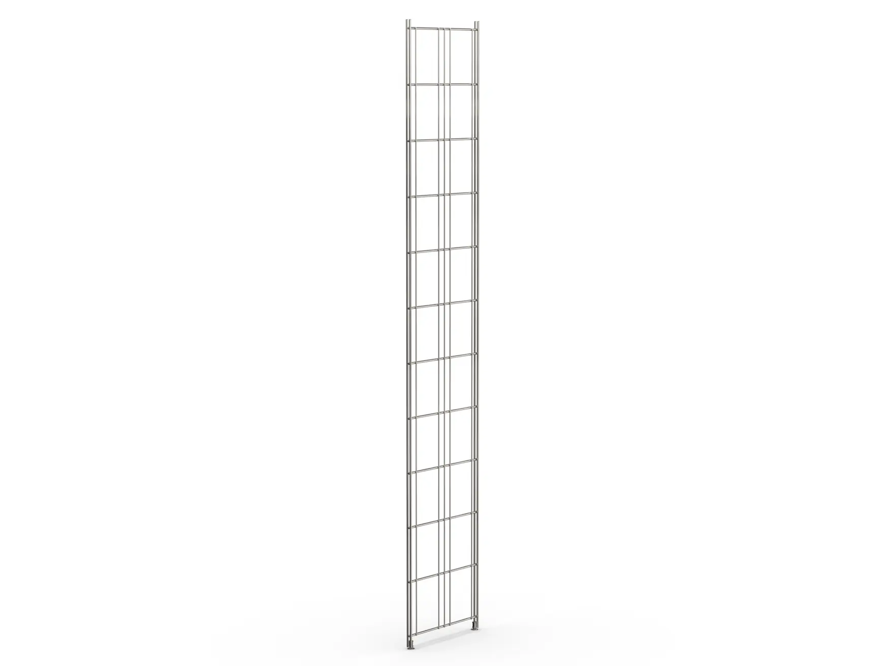 270140 Regalleiter BIII 380 208 cm hoch, Metall verchromt