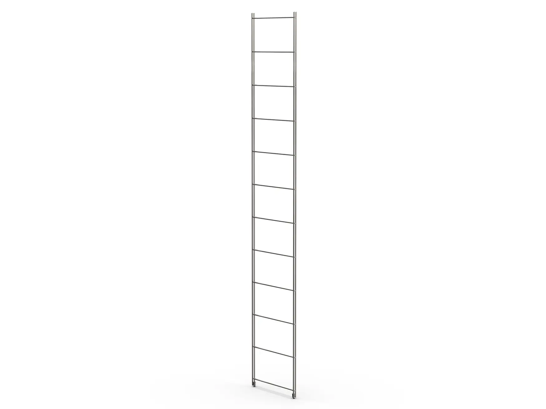 Regalleiter BIII 38 cm tief 208 hoch - ohne DEKO-Stäbe