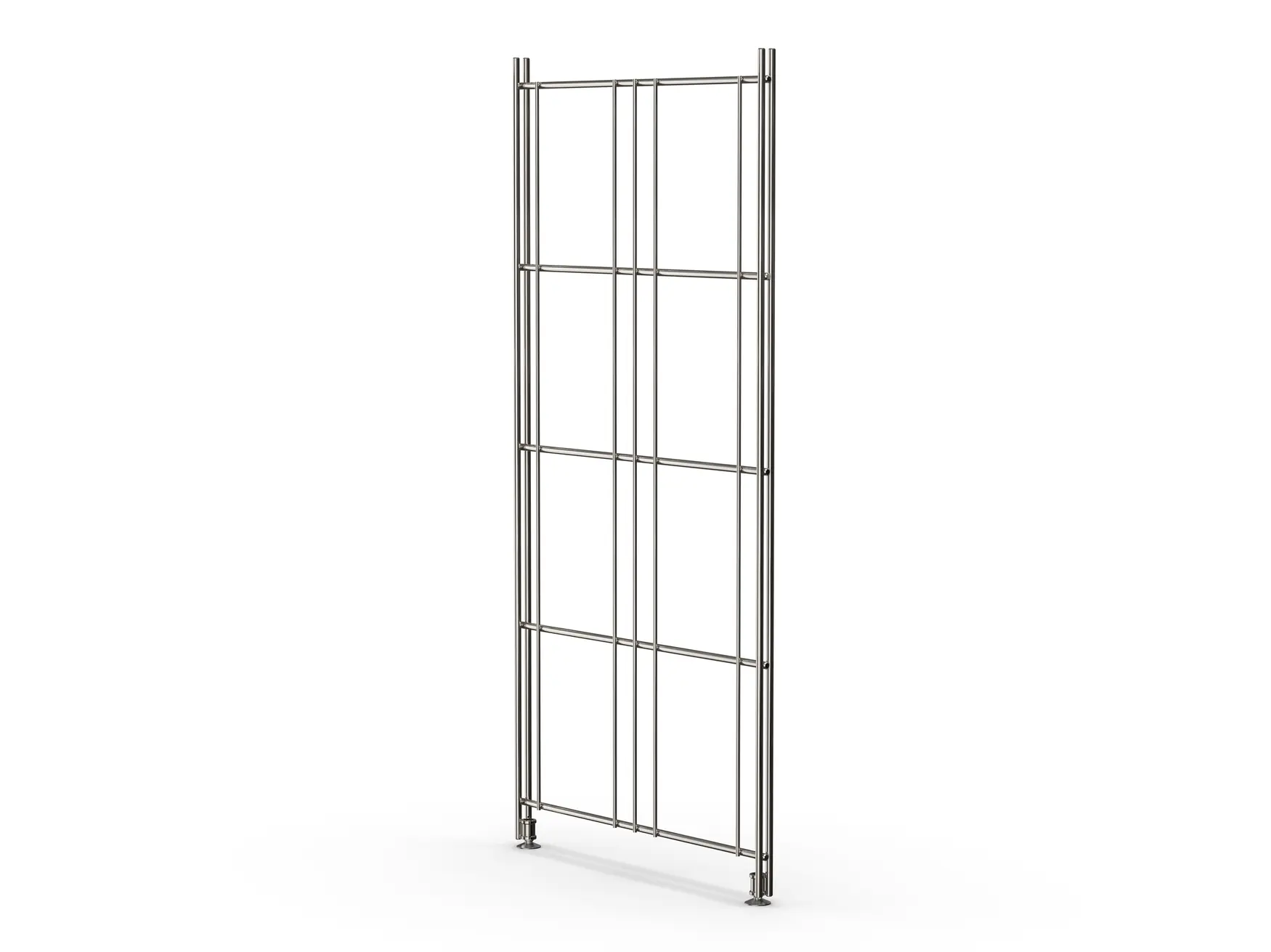 Regalleiter BIII 380 – 80 cm hoch | Flexibles Regalsystem aus verchromtem Stahl Die Regalleiter BIII 380 (80 cm hoch) ist die perfekte Lösung für moderne Aufbewahrungslösungen in Ihrem Zuhause oder Büro. Gefertigt aus verchromtem Stahlmetall, bietet diese Regalleiter hohe Stabilität und Langlebigkeit. Ideal für flexible Regalsysteme, die sich individuell an Ihre Bedürfnisse anpassen lassen. Vielseitige Anwendungsmöglichkeiten für jeden Raum Mit der Regalleiter BIII 380 lassen sich Aufbewahrungslösungen ganz nach Wunsch gestalten. Die individuell anpassbare Höhe und Breite machen das Regalsystem perfekt für Bücherregale, Büroregale oder als Dekoregale. Durch die einfache Montage mit Gitterböden und Steckverbindungen lässt sich das Regal problemlos in verschiedenen Raumgrößen integrieren. Praktische Features für einfache Handhabung Die Regalleiter BIII 380 ist nicht nur funktional, sondern auch praktisch. Mit eindrehbaren Füßen oder Rollen können Sie das Regal nach Belieben fixieren oder flexibel verschieben. Ideal für Interior Designer, die ein modernes Regalsystem suchen, das sowohl funktional als auch stylisch ist. Hochwertige Qualität – Made in Germany Die Regalleiter BIII 380 wird in Deutschland gefertigt und steht für höchste Verarbeitungsqualität und Langlebigkeit. Durch die Verwendung von hochwertigem Stahlmetall ist diese Regalleiter eine nachhaltige Investition für jedes moderne Zuhause oder Büro. Produktmerkmale: Material: Verchromtes Stahlmetall für glänzende Optik und hohe Robustheit Höhe: 80 cm für vielseitige Regalsysteme Flexibilität: Individuell anpassbare Breite und Höhe für verschiedene Raumgrößen Montage: Einfache Montage mit Gitterböden und Steckverbindungen Optionen: Eindrehbare Füße oder Rollenkonstruktion für mobile Nutzung Hergestellt in Deutschland: Hohe Qualität und Langlebigkeit Jetzt bestellen im BALTON Shop Verwandeln Sie Ihre Räume mit der Regalleiter BIII 380 in ein modernes und funktionales Regalsystem. Bestellen Sie noch heute und profitieren Sie von hochwertigen Regalsystemen, die Ihr Zuhause oder Büro bereichern.