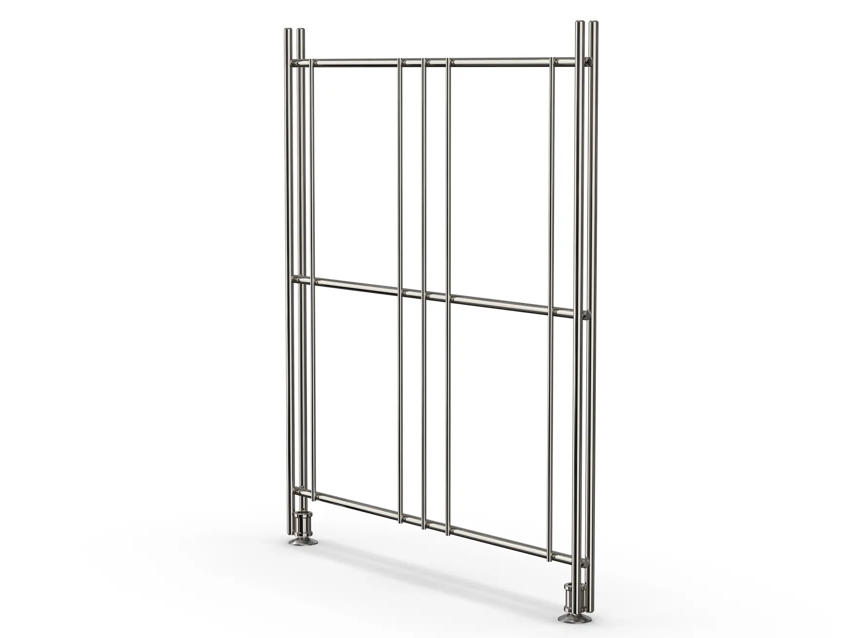 Regalleiter BIII - 44 cm hoch – Ihre Basis für individuelle Regalsysteme aus verchromtem Stahl Suchen Sie nach einer stabilen, stilvollen und vielseitigen Lösung für die Gestaltung Ihres Regalsystems? Die Regalleiter BIII - 44 cm hoch von BALTON ist ideal für alle, die ihr Zuhause oder Arbeitsumfeld mit einem modularen und eleganten Regalsystem ausstatten möchten. Dieses Bauteil aus hochwertigem, verchromtem Stahl bietet nicht nur langlebige Stabilität, sondern auch eine moderne Optik für unterschiedlichste Einrichtungskonzepte. Produktmerkmale der Regalleiter BIII - 44 cm hoch: Hochwertiges Material: Die Leiter besteht aus glänzendem, verchromtem Stahl und ist daher sowohl langlebig als auch rostbeständig – perfekt für private und gewerbliche Räume. Flexibles Modulsystem: Kombinierbar mit weiteren BALTON BIII Regalkomponenten wie Gitterböden, Eckverbindungen und Regalstützen. Ideal, wenn Sie nach einer modularen Regalbauweise suchen. Anpassbare Höhe und Breite: Die BIII-Leiter kann in verschiedensten Höhen und Breiten integriert werden, um maßgeschneiderte Regalsysteme zu schaffen. Einfache Montage: Die Verbindung der Regalleiter mit Gitterböden und weiteren Elementen der BALTON BIII-Serie ist unkompliziert und sicher. Für eine höhere Flexibilität sind eindrehbare Füße oder Rollen als Zubehör erhältlich. Ihre individuelle Lösung für Regalsysteme im modernen Design Die Regalleiter BIII - 44 cm ist ideal für diejenigen, die ein Regalsystem aus Metall suchen, das sich an individuelle Anforderungen anpassen lässt. Sie bietet eine zuverlässige Grundlage für vielseitige Regallösungen – von Bücherregalen, Wohnraumregalen bis hin zu Regalsystemen für Gewerberäume oder Büros. Mit der verchromten Oberfläche passt die Regalleiter BIII hervorragend zu modernen Interieurs und verleiht jedem Raum eine hochwertige Optik. Perfekt für Innenarchitekten und Hobby-Heimwerker BALTON ist seit über 30 Jahren bekannt für seine funktionalen Metallmöbel und bietet mit der BIII-Serie die Möglichkeit, individuelle Regallösungen zu realisieren. Durch die flexible Modulbauweise sind alle Komponenten der BIII-Serie ideal für Interior Designer und Heimwerker, die nach hochwertigen, modernen Metallregalsystemen suchen. Vorteile auf einen Blick: Robustes, verchromtes Material – langlebig und pflegeleicht Flexible Bauweise – frei kombinierbar und erweiterbar Stilvolles, modernes Design – passt zu minimalistischen und industriellen Einrichtungskonzepten Made in Germany – Qualitätsprodukt von BALTON, hergestellt mit höchster Präzision und Sorgfalt Jetzt Ihre BALTON Regalleiter BIII - 44 cm hoch online bestellen Möchten Sie eine flexible und ästhetische Lösung für Ihre Regale? Bestellen Sie jetzt die Regalleiter BIII – 44 cm hoch bei BALTON und lassen Sie sich von der vielseitigen Einsetzbarkeit und Qualität begeistern. Ideal für alle, die ein modernes, stabiles und individuell gestaltbares Regalsystem aus Metall suchen.